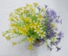 Artificial flower/artificial plant--Plastic artificial flower--purple/yellow