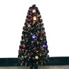 32" GREEN FIBER OPTIC CHRISTMAS TREE ~ CHANGES COLOR