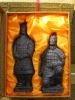 Wholesale Pottery handicraft of warriors in gift box for collectible