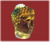 Wholesale Typical Beautiful Glass Sculpture Buddha Head