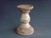 Green pottery handicraft (candle holder)