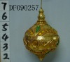 Wholesale poly ball with beads hanging ornament