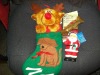 embroidered Christmas stocking ST03