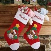 embroidered Christmas stocking ST01