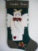 embroidered Christmas stocking ST42