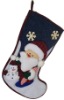 embroidered Christmas stocking ST58