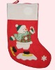 embroidered Christmas stocking 08STW013B1