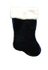 Wholesale 19in blue 1056 plush stocking Christmas plush stocking
