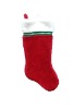 Wholesale 19 in 1054 red plush stocking Christmas plush stocking