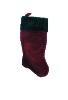 Wholesale 175in 0845plush stocking w 1056 cuff Christmas plush stocking