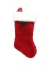 Wholesale 13 in 1054 plush stocking Christmas plush stocking
