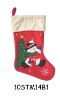 Wholesale embroidered christmas stocking 10STM14B1
