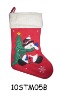 Wholesale embroidered Christmas stocking 10STM05B