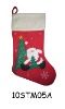 Wholesale embroidered christmas stocking 10STM05A