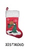 Wholesale embroidered christmas stocking 10STM06D