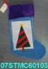 Wholesale embroidered christmas stocking 07STMC60103