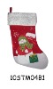 Wholesale embroidered christmas stocking 10STM04B1