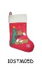 Wholesale embroidered christmas stocking 10STM05D