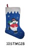Wholesale embroidered Christmas stocking 10STM02B