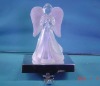Wholesale angel christmas stocking hanger gift
