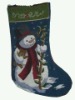 Wholesale 19" jaquard xmas stocking