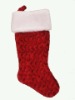 20 inches velvet stocking with HP plush cuff