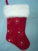 19inches velvet stocking with HP plush cuff