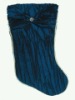 18inches crumple satin stocking and rope binding