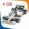 Wholesale New 4GB 4 GB Metal F1 Racing Car USB Flash Stick Drive