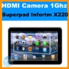 Superpad 3 4GB Real Android 2.2 10.2 Netbook