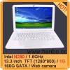Wholesale Netbook HN-870 ( Intel N280 /13 inch laptop/notebook)