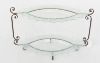 Two Layer Metal Glass Holder