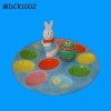 easter ceramic egg holder plate