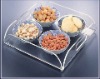 Acrylic holder used holding snack on tabletop