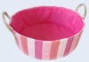 Colorful cotton cloth straw storages