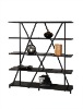 glass&metal storage rack