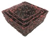 Square Water Hyacinth Halloween Fruit Holder Set of Three