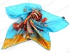 digital pringting silk head scarf