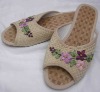 Wholesale NEW COOL Pattern plant fibre Women Sandals and Slippers
