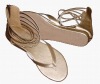 Wholesale PU leather fashion lady sandals