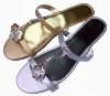Wholesale 2010 new fashion lady sandals with decorations