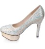 Wholesale Sequins formal wedding shoes AR018 free shipping