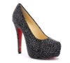 shining wedding shoes/crystal bridal wedding shoes