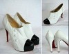 2011 spring Leather shoes high heel wedding shoes