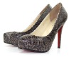 Wholesale High quality woman pumps wedding shoes with red sole VL009 free shipping