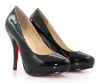 Wholesale VL030 Free shipping wedding shoes black color with pure sexy design
