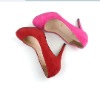 Wholesale ws-056 custom make 2011 spring leather high heel bridal wedding shoes,women dress shoes