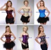 charming lady strapless corset shaper with g-string