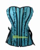 Wholesale corsets and bustiers, elastic corset, shaper F5146-1 blue
