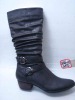 2011 fashion newest hot flat comfort designer low thick heel women shoes and boots